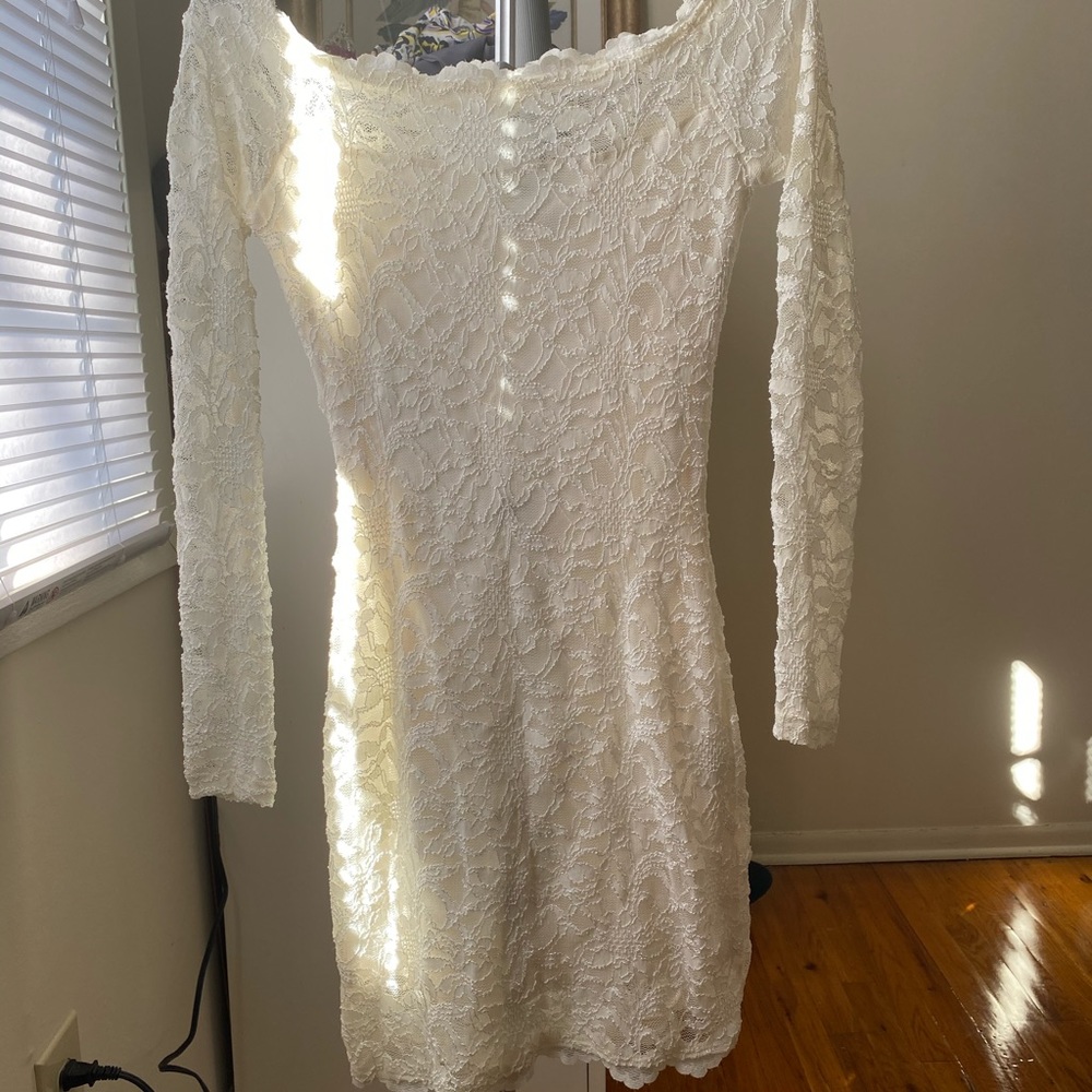 Delicate white dress